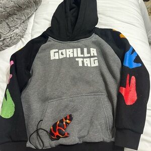 Kids Limited Edition Gorilla Tag Hoodie. Youth Large